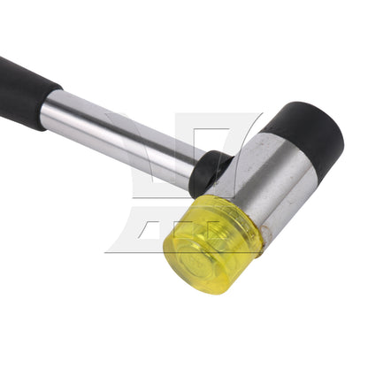 BQLZR 10 Inch Dual Rubber Head Hammer Hand Tool Soft Mallet Nonslip Grip 25mm BQLZR