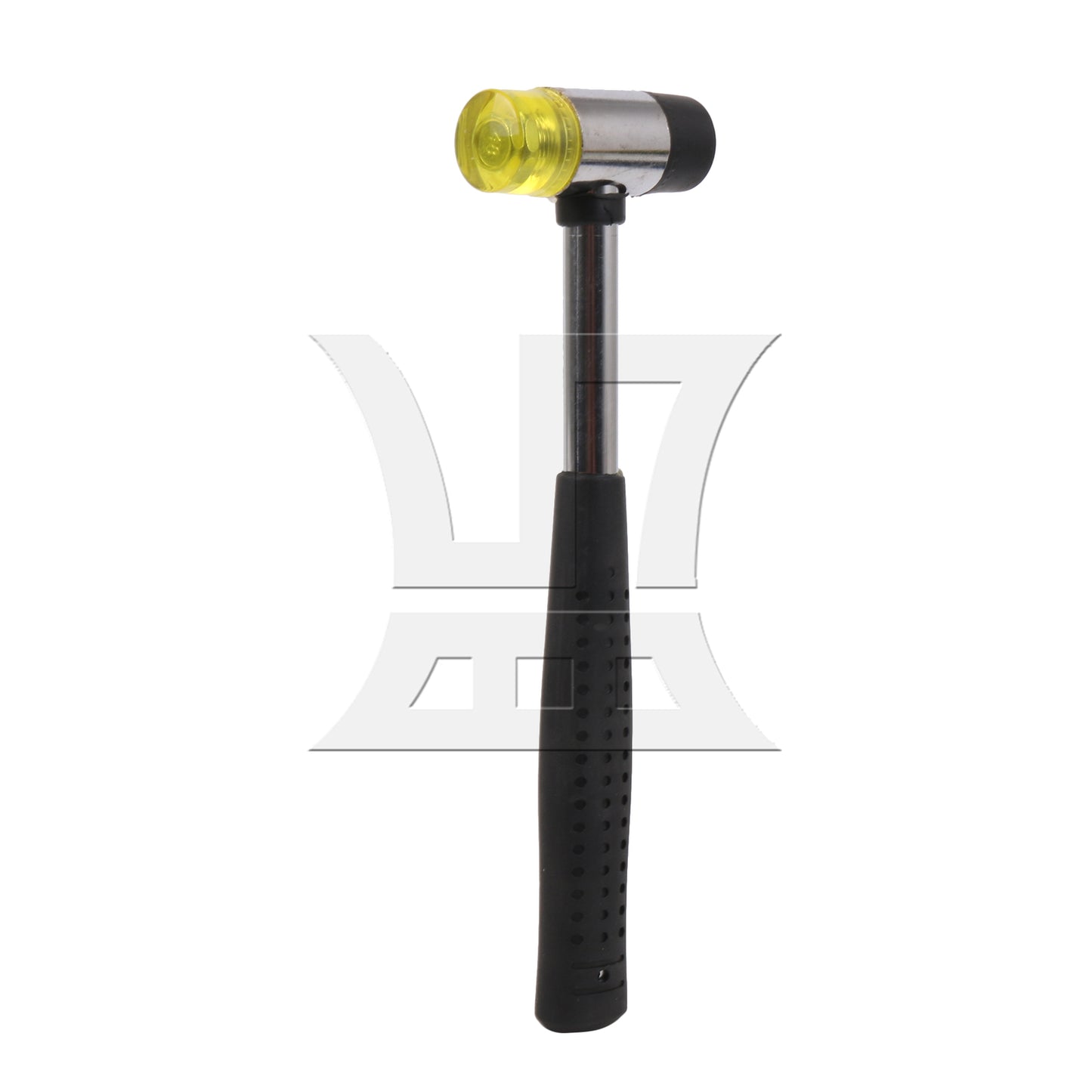 BQLZR 10 Inch Dual Rubber Head Hammer Hand Tool Soft Mallet Nonslip Grip 25mm BQLZR