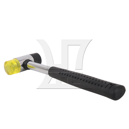 BQLZR 10 Inch Dual Rubber Head Hammer Hand Tool Soft Mallet Nonslip Grip 25mm BQLZR