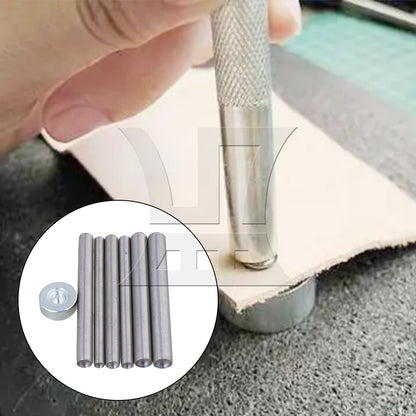 BQLZR Leather Craft Puncher Stick Rivet Install Tool 5-10mm Leather Tools