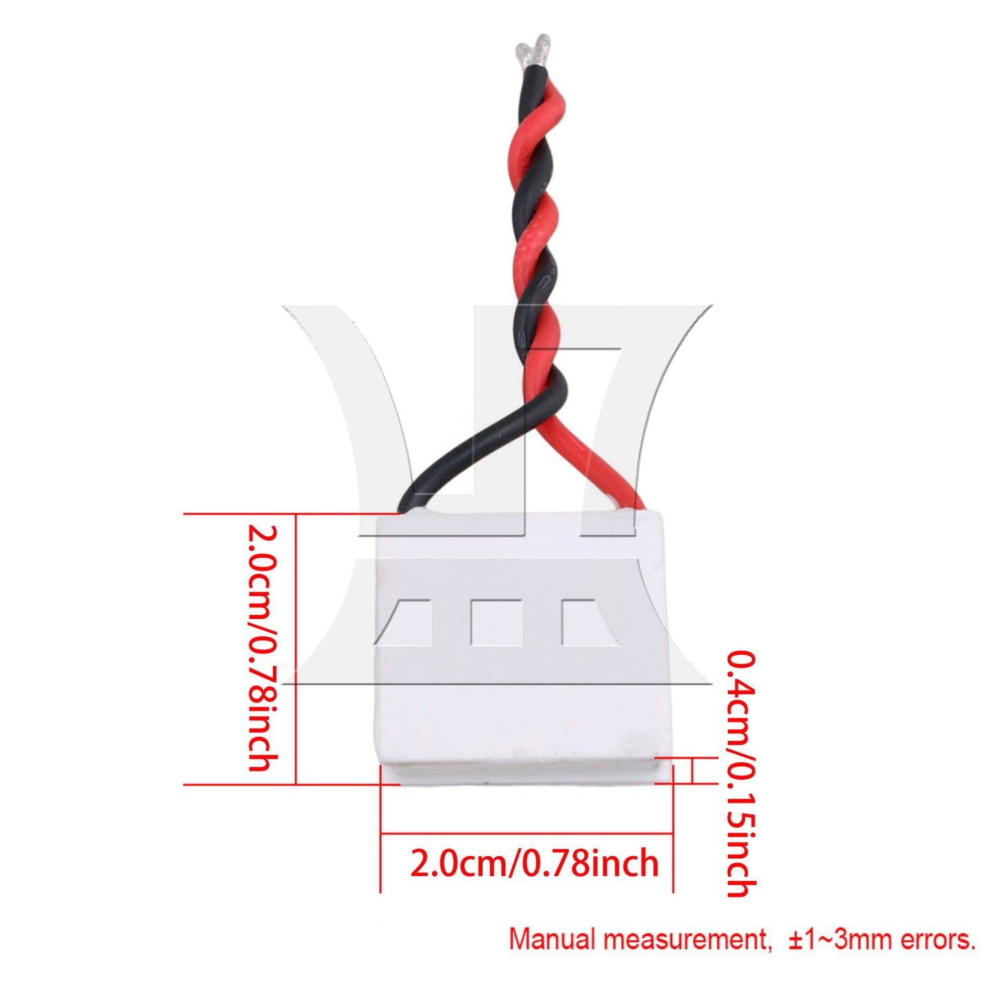 BQLZR Replacement for TES1-4902 2A 6V Thermoelectric Peltier Cooler Plate Module