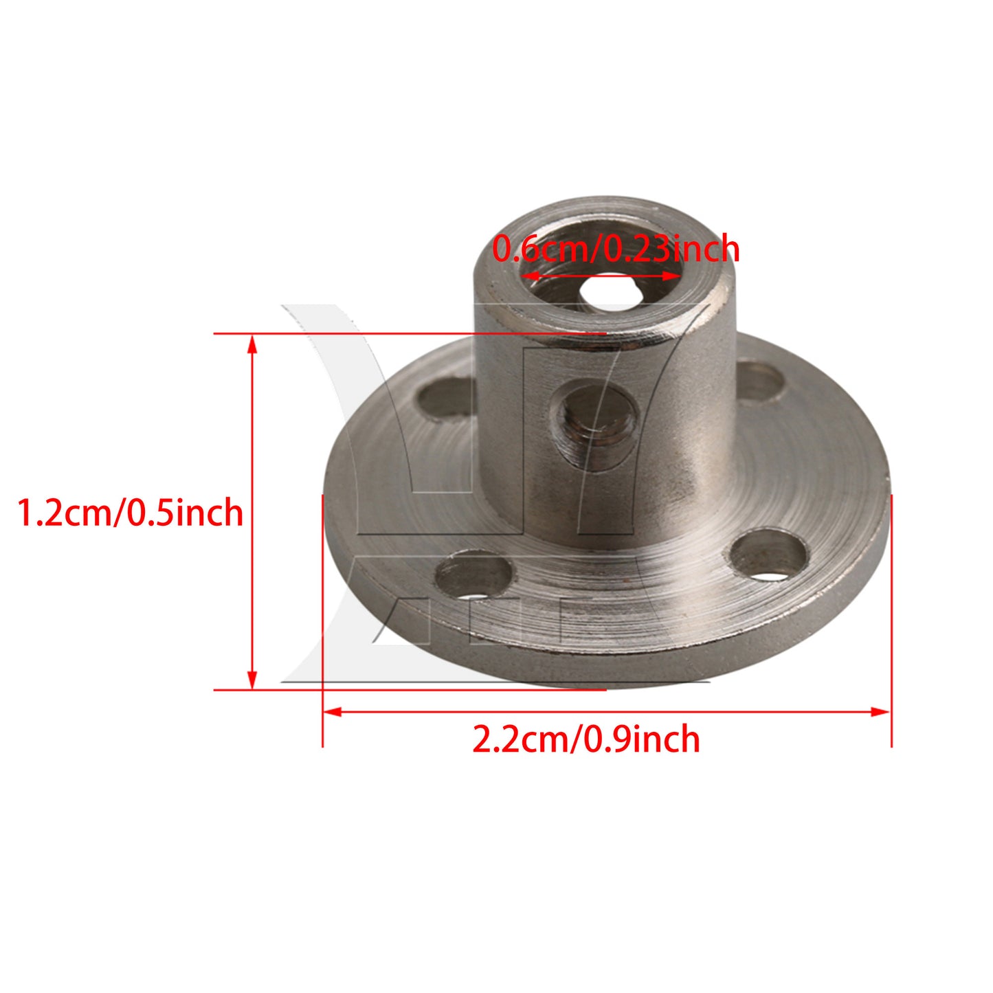 BQLZR 2PCS 6-10mm Rigid Flange Coupling Motor Guide Connector Set with Screw