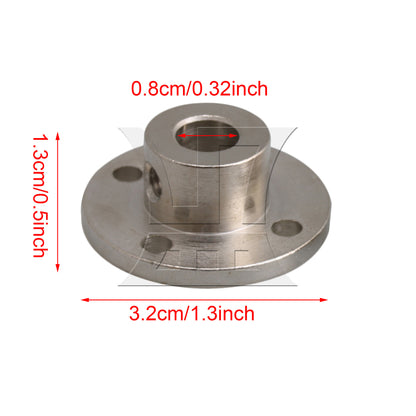 BQLZR Rigid Flange Coupling Motor Guide Shaft Coupler Motor Connector 8mm