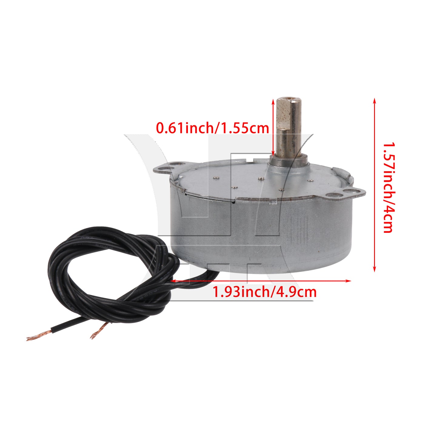 BQLZR Metal Synchronous Gear Motor 5-6rpm AC220V for Massager 4KGF.CM