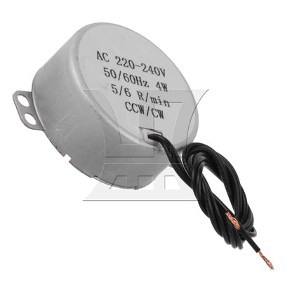 BQLZR Metal Synchronous Gear Motor 5-6rpm AC220V for Massager 4KGF.CM