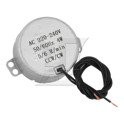 BQLZR Metal Synchronous Gear Motor 5-6rpm AC220V for Massager 4KGF.CM