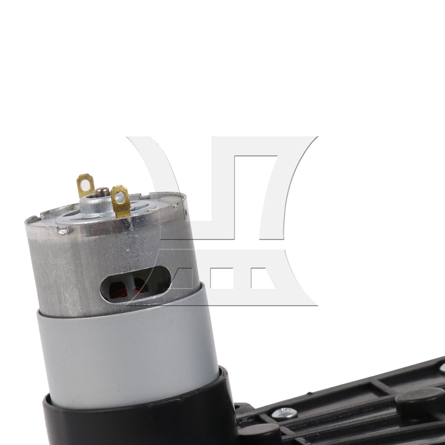BQLZR 12V 12000RPM Black Electric Motor with Gear Box Wheels with Connection Line
