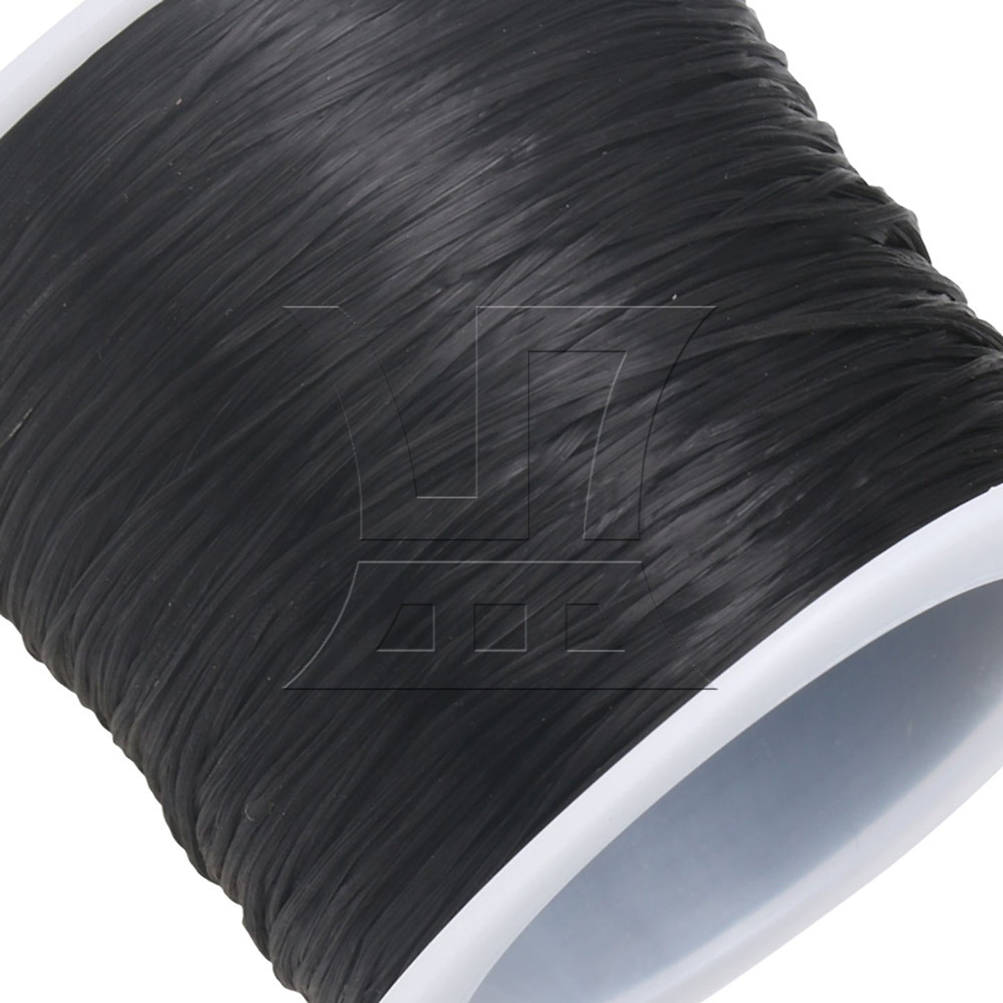 BQLZR 0.5mm Black Beading Thread Jewelry Bracelet Making Weaving Stretchy Cord 60m