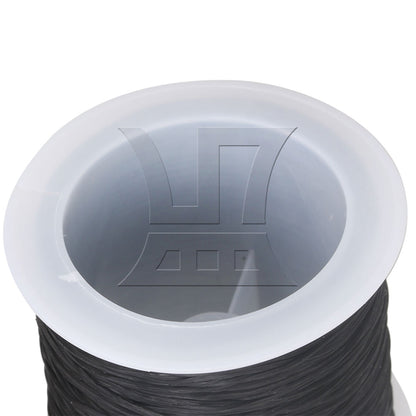 BQLZR 0.5mm Black Beading Thread Jewelry Bracelet Making Weaving Stretchy Cord 60m