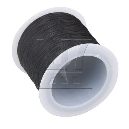 BQLZR 0.5mm Black Beading Thread Jewelry Bracelet Making Weaving Stretchy Cord 60m