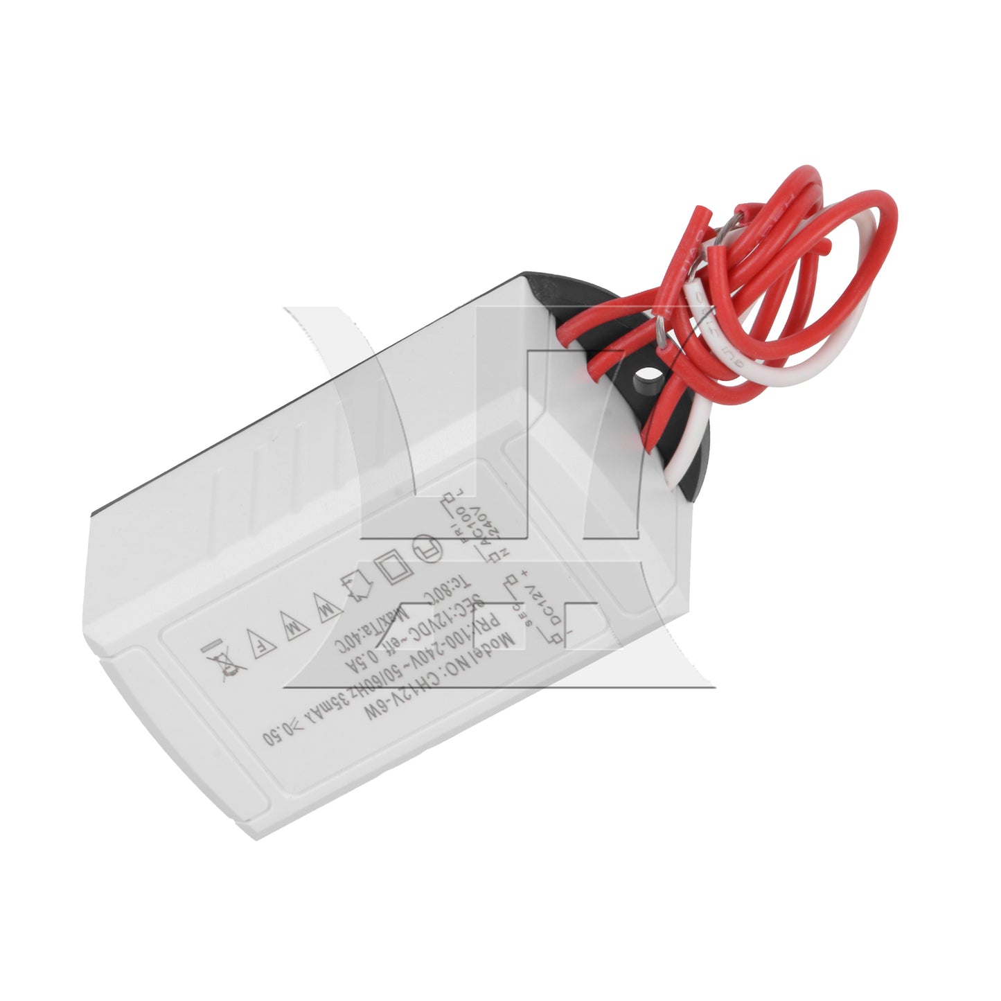 BQLZR LED 100-240V AC to 12V 6W 0.5A Constant Voltage Transformer for 12v LED