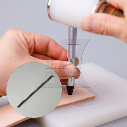 BQLZR 1pc Leathercraft Hollow Hole Punch Tool 1mm for DIY Leather