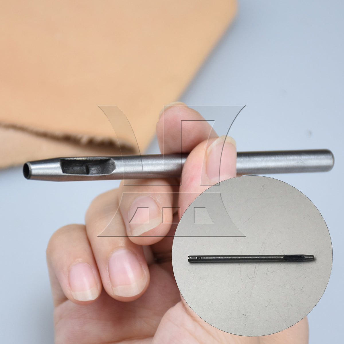 BQLZR 1pc Leathercraft Hollow Hole Punch Tool 3mm for Pattern Punching