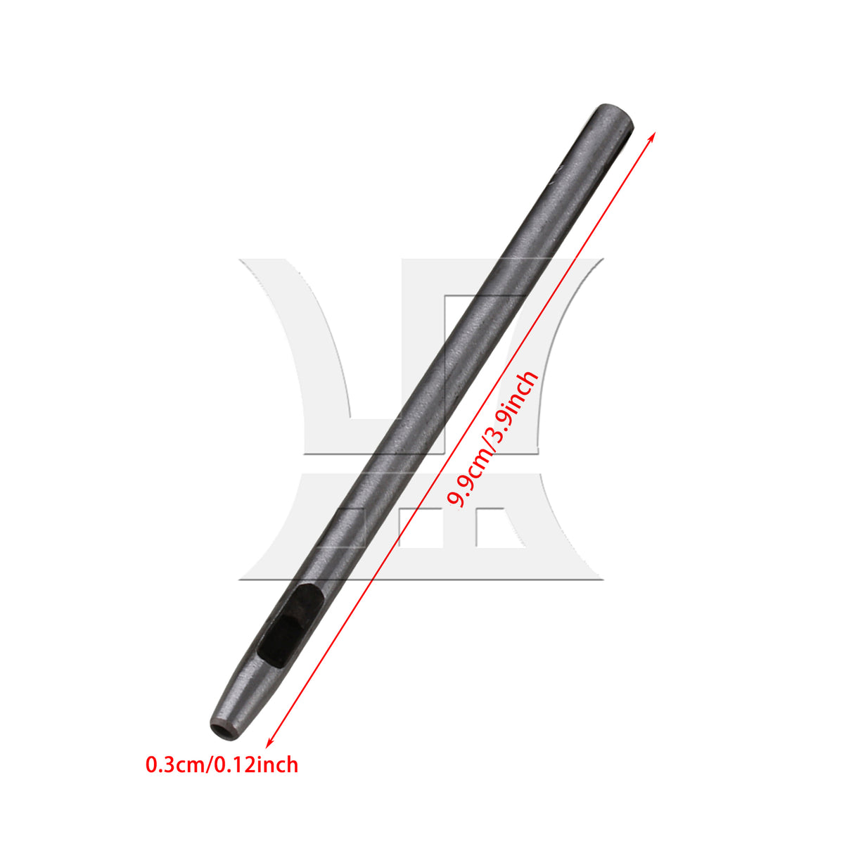 BQLZR 1pc Leathercraft Hollow Hole Punch Tool 3mm for Pattern Punching