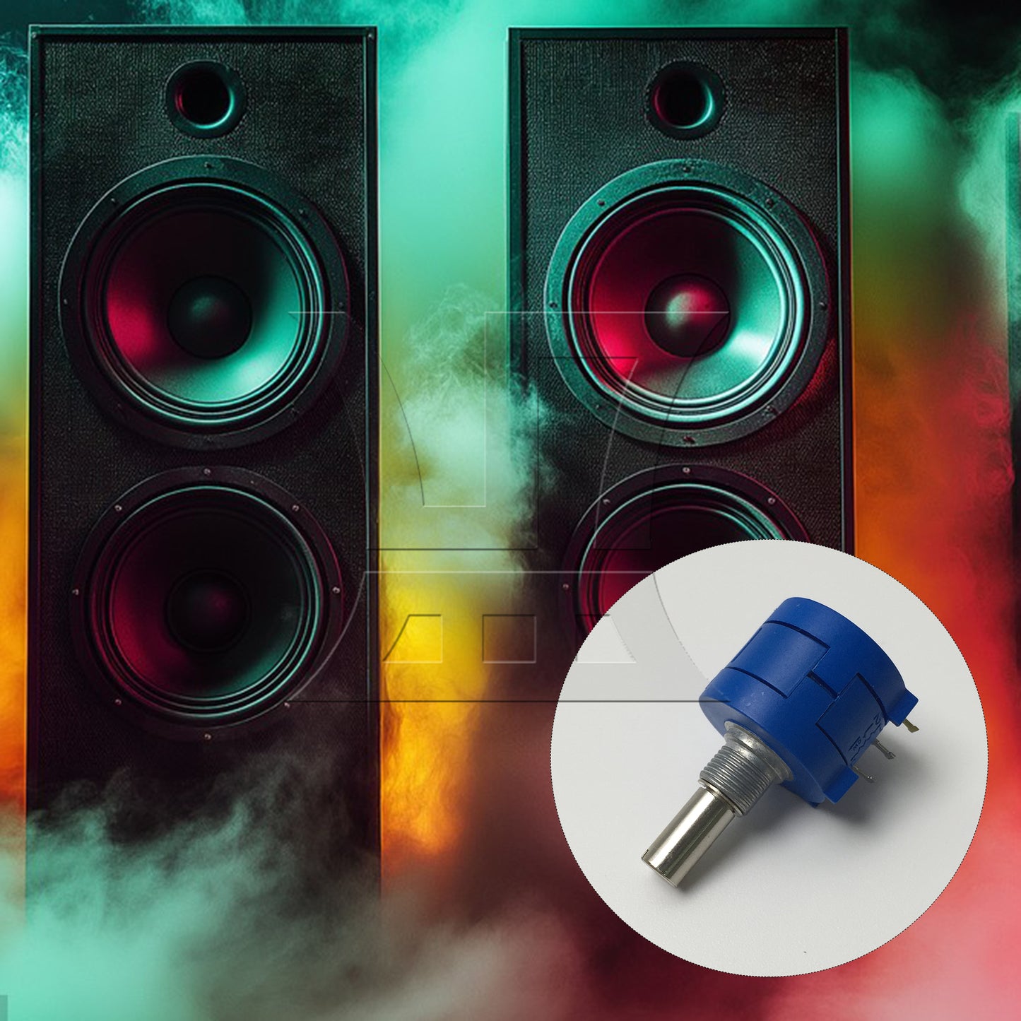 BQLZR 1pc 3590S-2-103L Precision Adjustable Potentiometer 10K ohm for Electric Devices