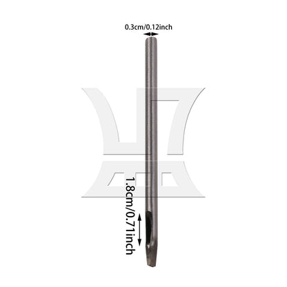 BQLZR 1pc Leather Hollow Punch 3 x 1mm for Belt Punching, Leather Bag Punching