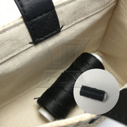 BQLZR Leather Upholstery Sewing Waxed Thread 55yds Length Black for DIY Hand Made