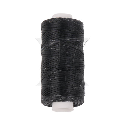 BQLZR Leather Upholstery Sewing Waxed Thread 55yds Length Black for DIY Hand Made