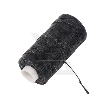 BQLZR Leather Upholstery Sewing Waxed Thread 55yds Length Black for DIY Hand Made