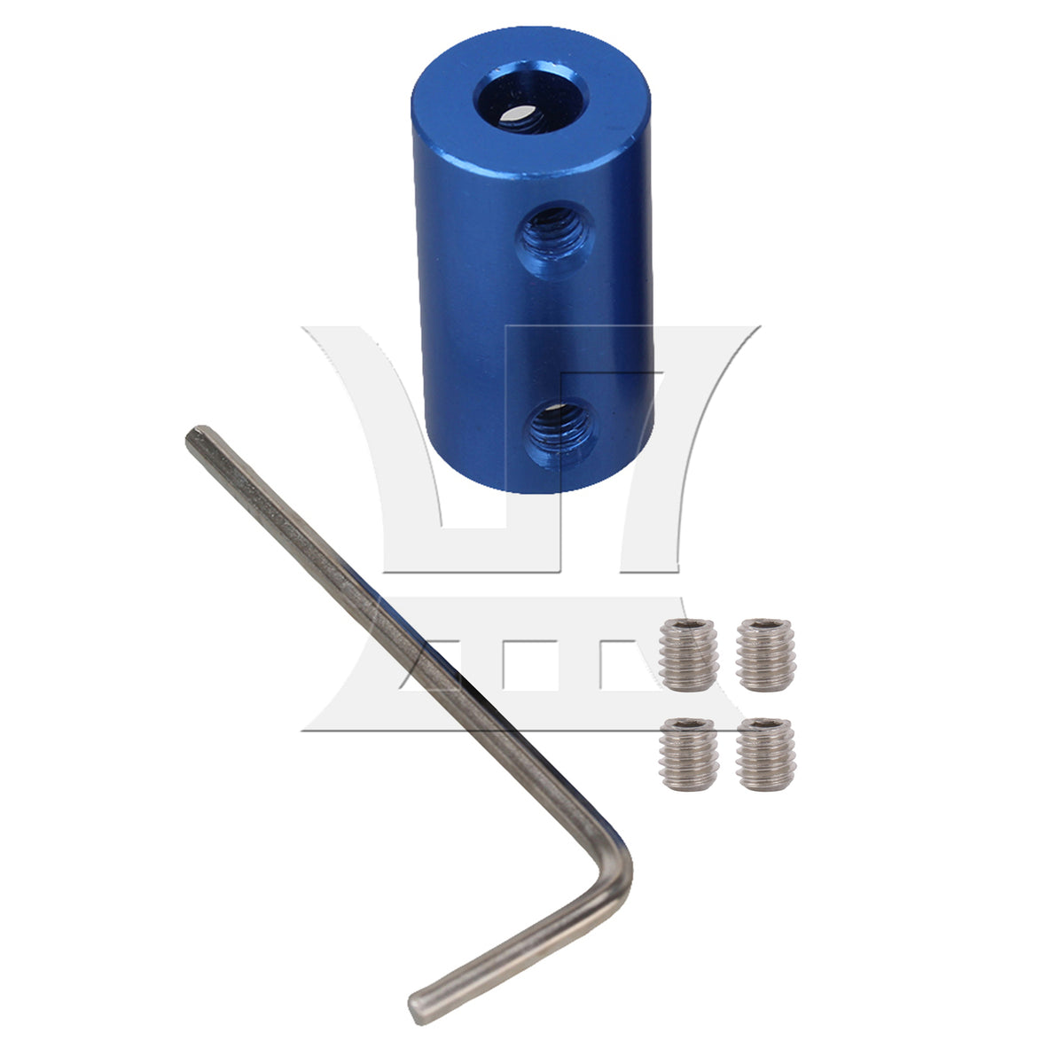 BQLZR 1pc Aluminum Alloy Coupling D14L25 6-6mm for Blower 3D Printers