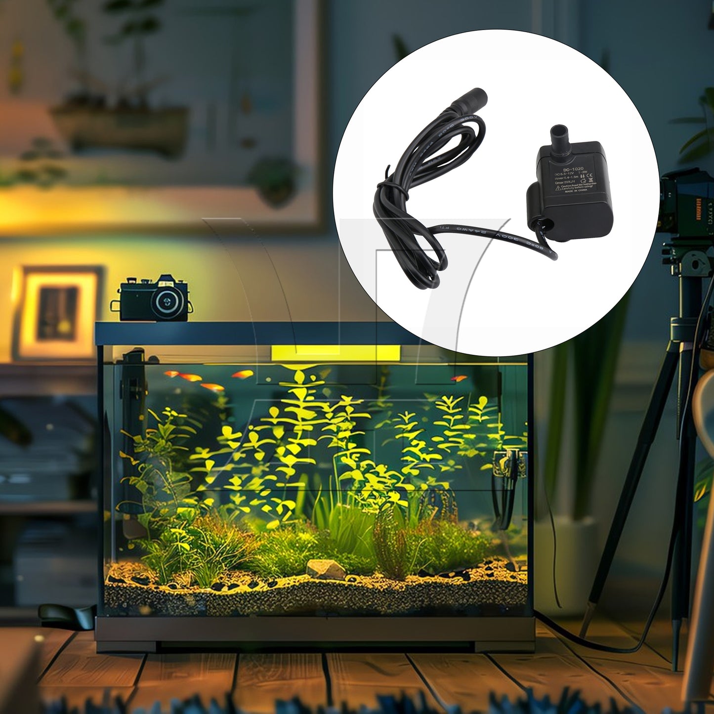 BQLZR DC5.5-12V 1-3W Submersible Water Pump 200L/H For Aquarium fountain fish pond