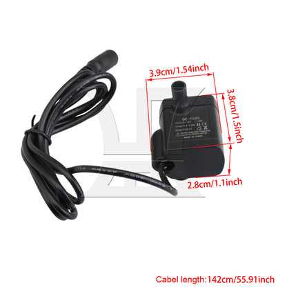 BQLZR DC5.5-12V 1-3W Submersible Water Pump 200L/H For Aquarium fountain fish pond