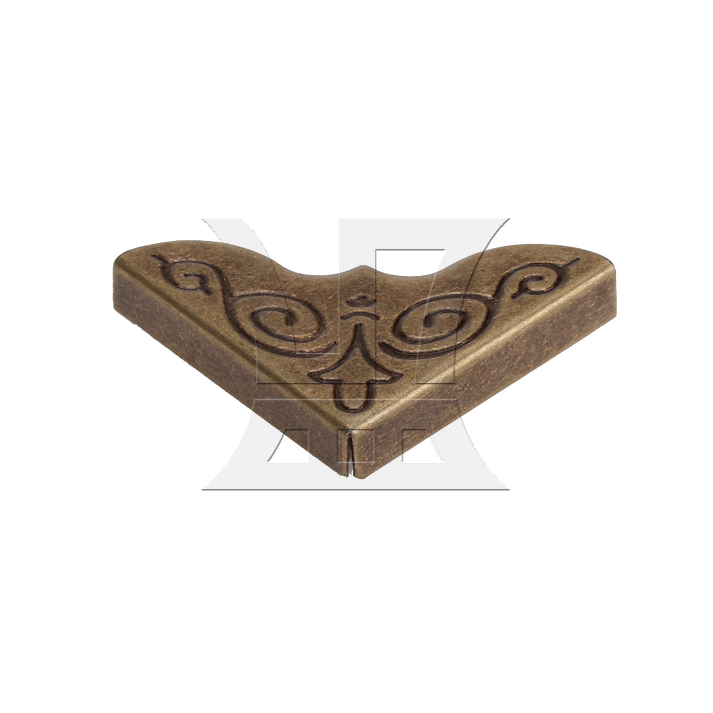 BQLZR 20pcs Elegant Bronze Album Edge Cover Corner 25x4mm Ntebook Gards