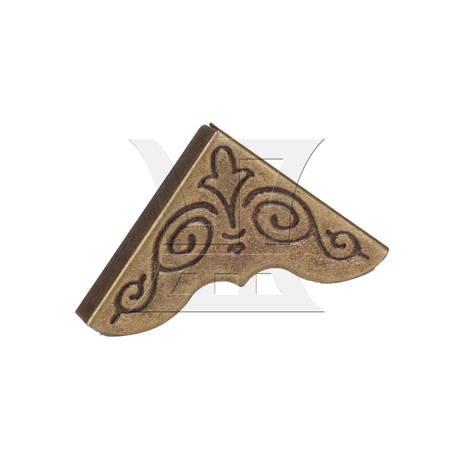 BQLZR 20pcs Elegant Bronze Album Edge Cover Corner 25x4mm Ntebook Gards
