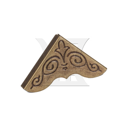 BQLZR 20pcs Elegant Bronze Album Edge Cover Corner 25x4mm Ntebook Gards