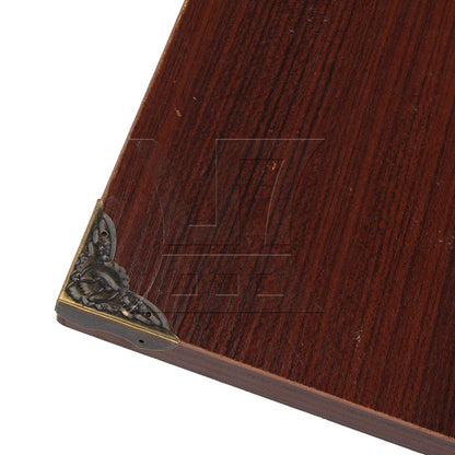 BQLZR Ancient Antique Bronze Desk Edge Cover Iron Box Corner Conservator