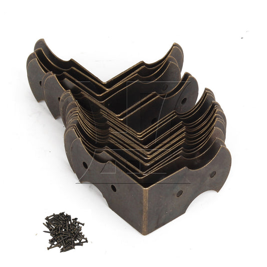 BQLZR Decorative Vintage Box Corner Guards 0.94x0.51inch Edge Cover