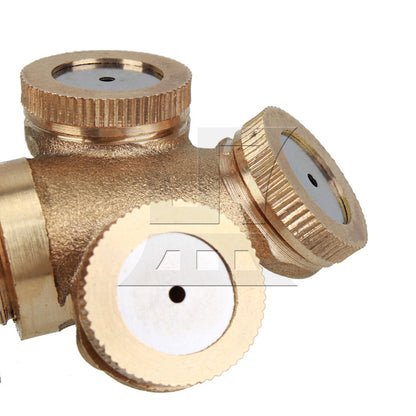 BQLZR Three Ways Sprayer 1/2" Male Thread Nozzle Spray Sprinkler Head For Graden