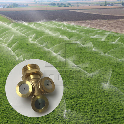 BQLZR Three Ways Sprayer 1/2" Male Thread Nozzle Spray Sprinkler Head For Graden
