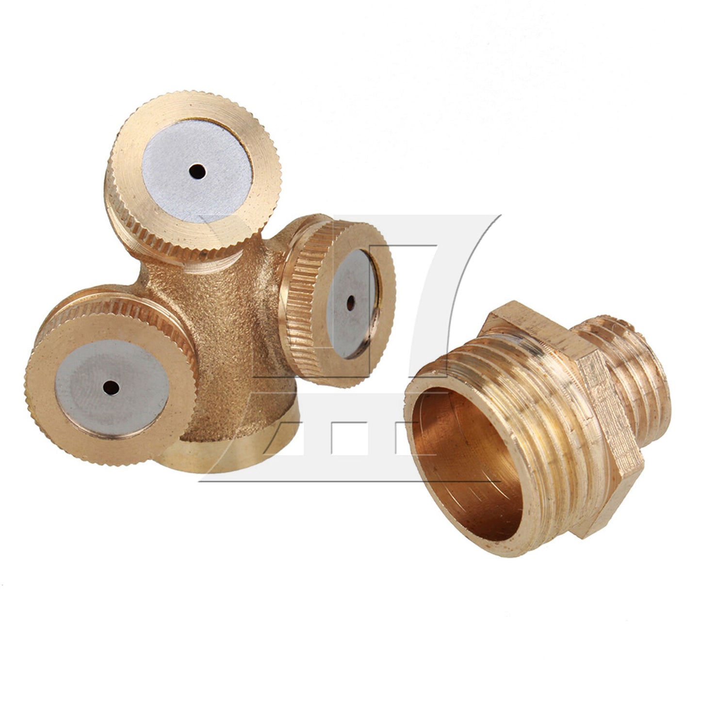 BQLZR Three Ways Sprayer 1/2" Male Thread Nozzle Spray Sprinkler Head For Graden