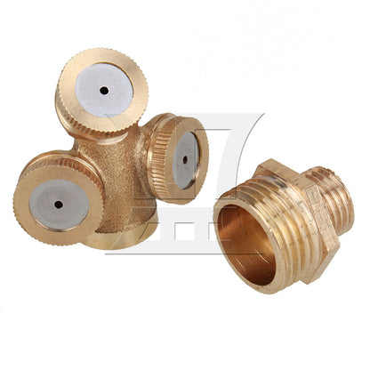 BQLZR Three Ways Sprayer 1/2" Male Thread Nozzle Spray Sprinkler Head For Graden