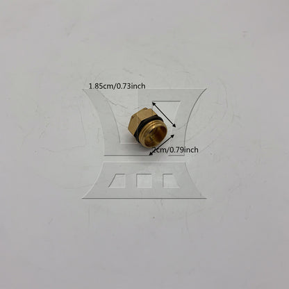 BQLZR Agricultural Brass Linear Spray Nozzle Parts BSP 1/2" Male Thread