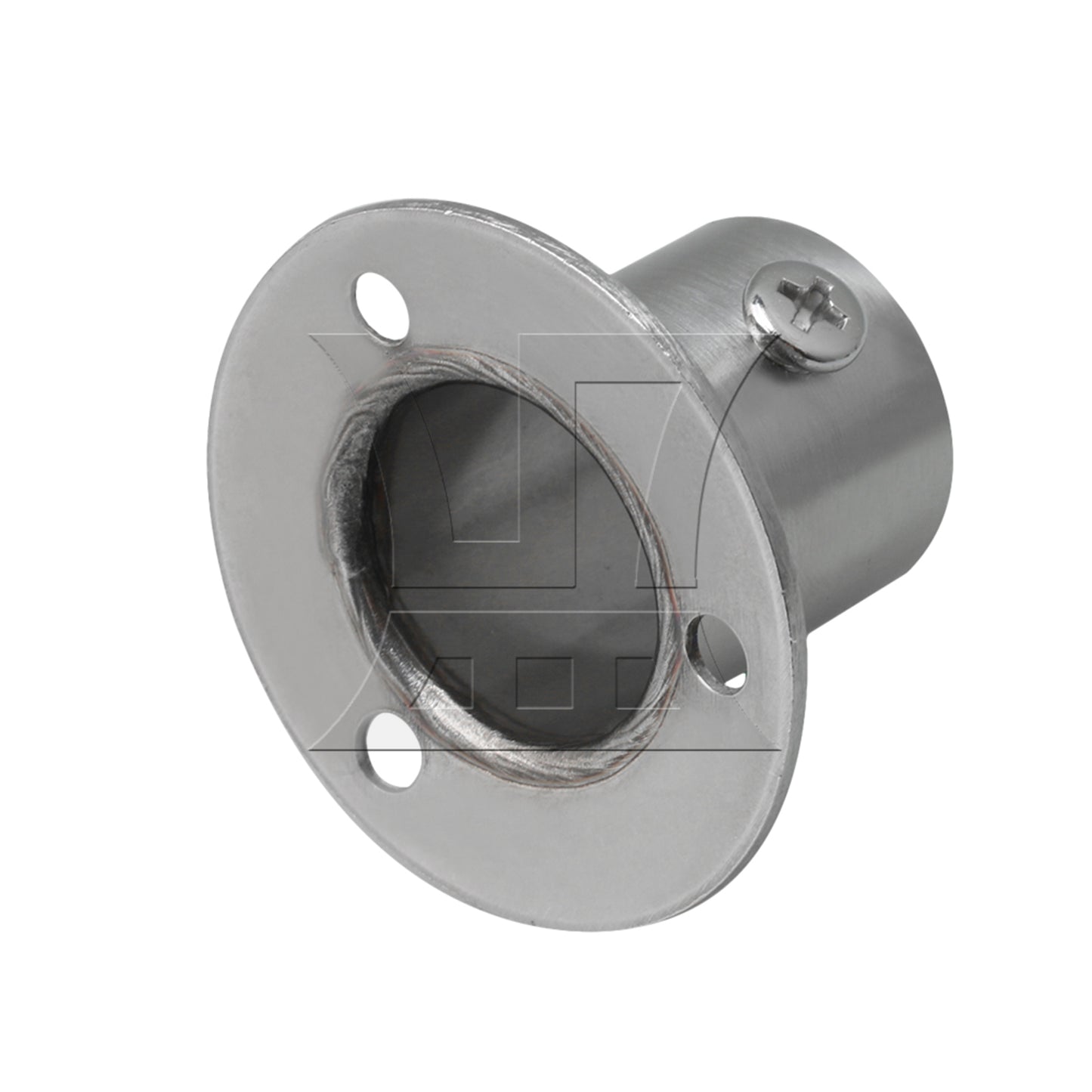 BQLZR 22mm Stainless Steel Pipe Flange Socket Rod Holder Fitting Bracket Hardware