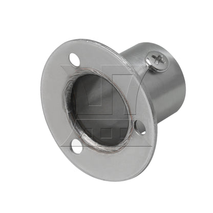 BQLZR 22mm Stainless Steel Pipe Flange Socket Rod Holder Fitting Bracket Hardware