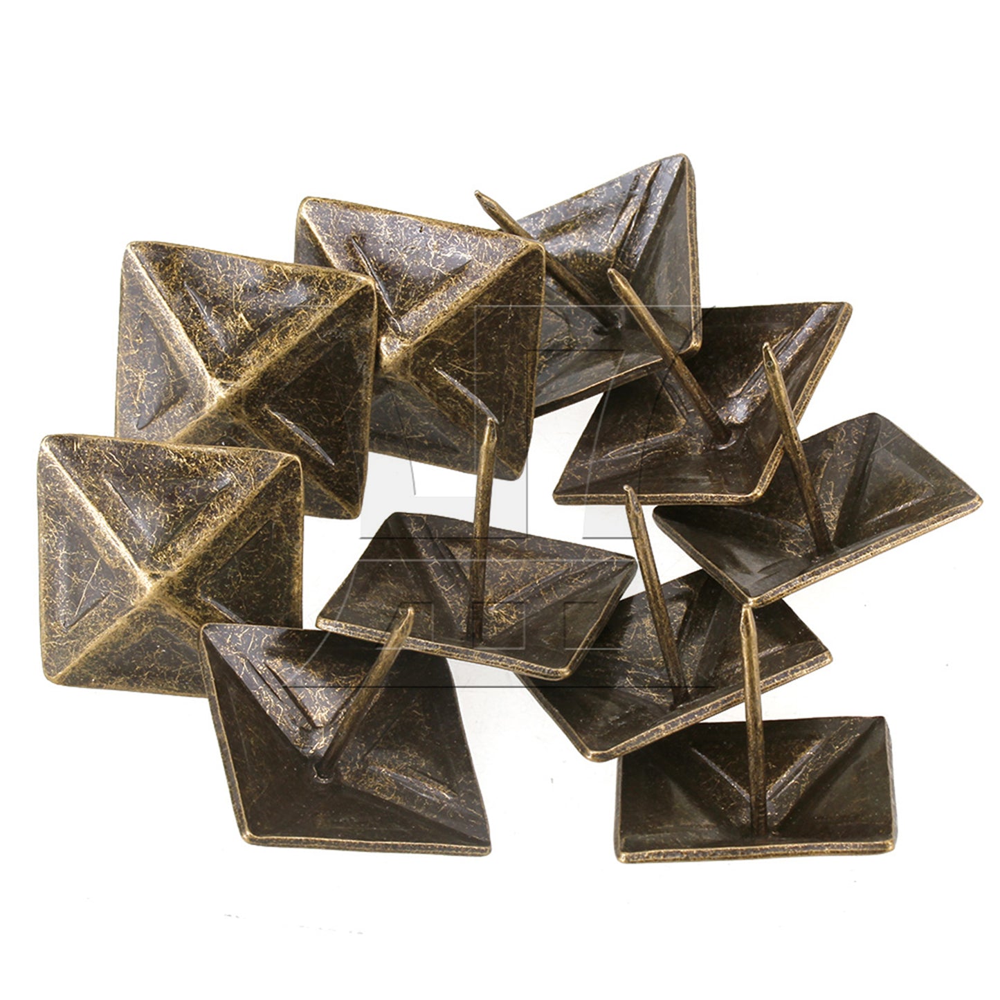 BQLZR  Vintage Upholstery Nails Bronze Tack 30 x 30mm Stud Furniture Hardware