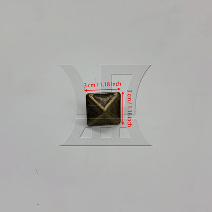 BQLZR  Vintage Upholstery Nails Bronze Tack 30 x 30mm Stud Furniture Hardware