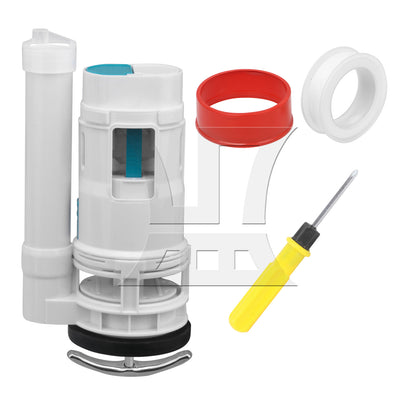 BQLZR Toilet Joined Water Tank Dual Flush Fill Drain Valve 7.09Inch Adjustable