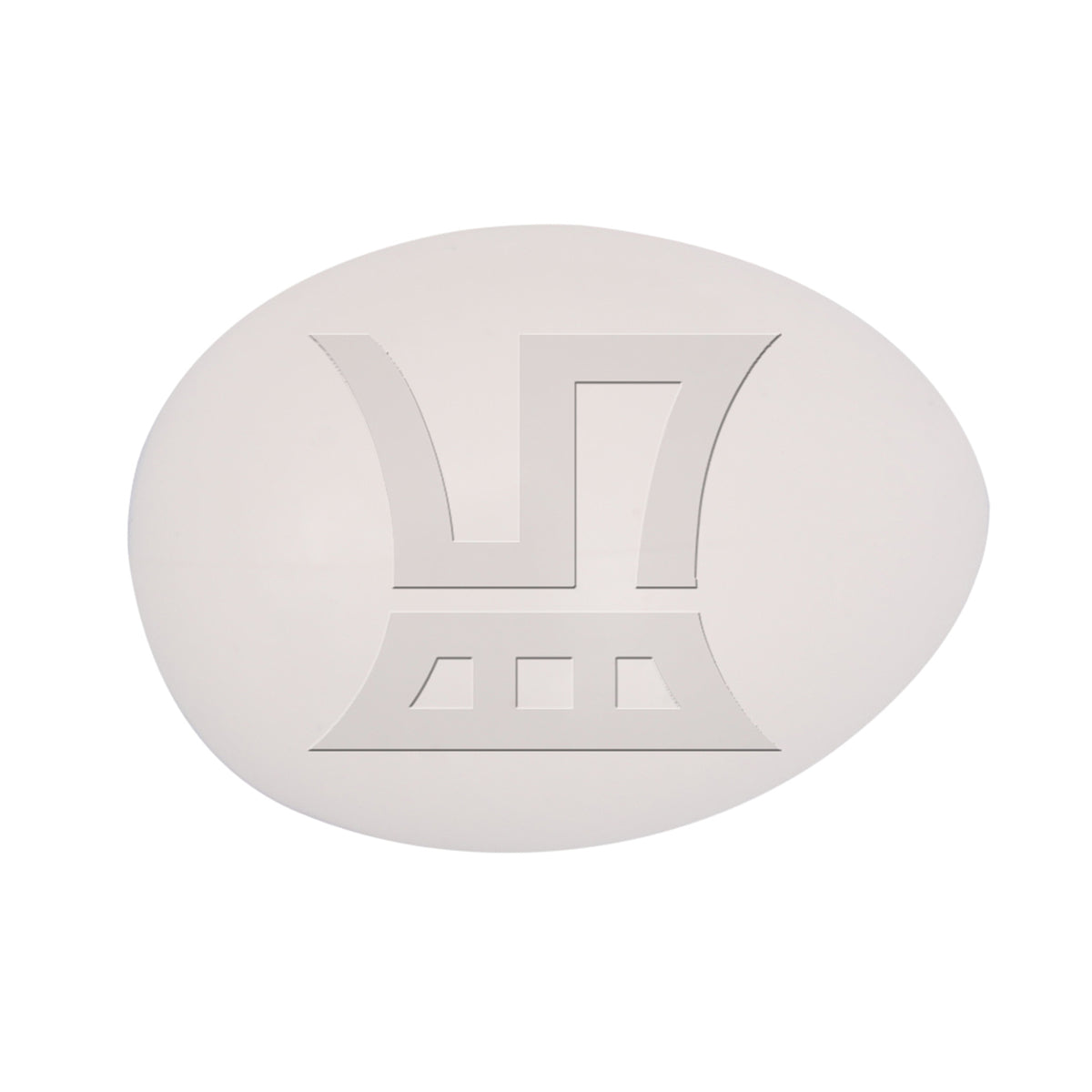 BQLZR  Smooth Dove Solid Plastic Eggs Fake Dummy Eggs White