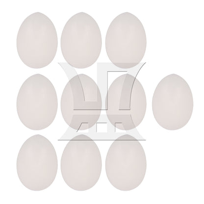 BQLZR  Smooth Dove Solid Plastic Eggs Fake Dummy Eggs White
