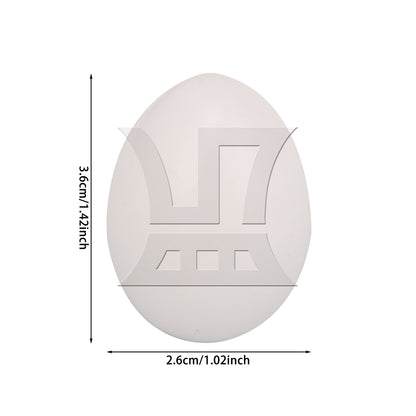 BQLZR  Smooth Dove Solid Plastic Eggs Fake Dummy Eggs White