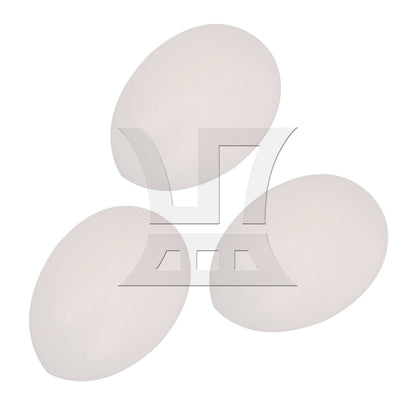 BQLZR  Smooth Dove Solid Plastic Eggs Fake Dummy Eggs White