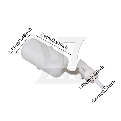 BQLZR Mini Float Valve 1/4" For Livestock Drinker Bowl Multi-Interface