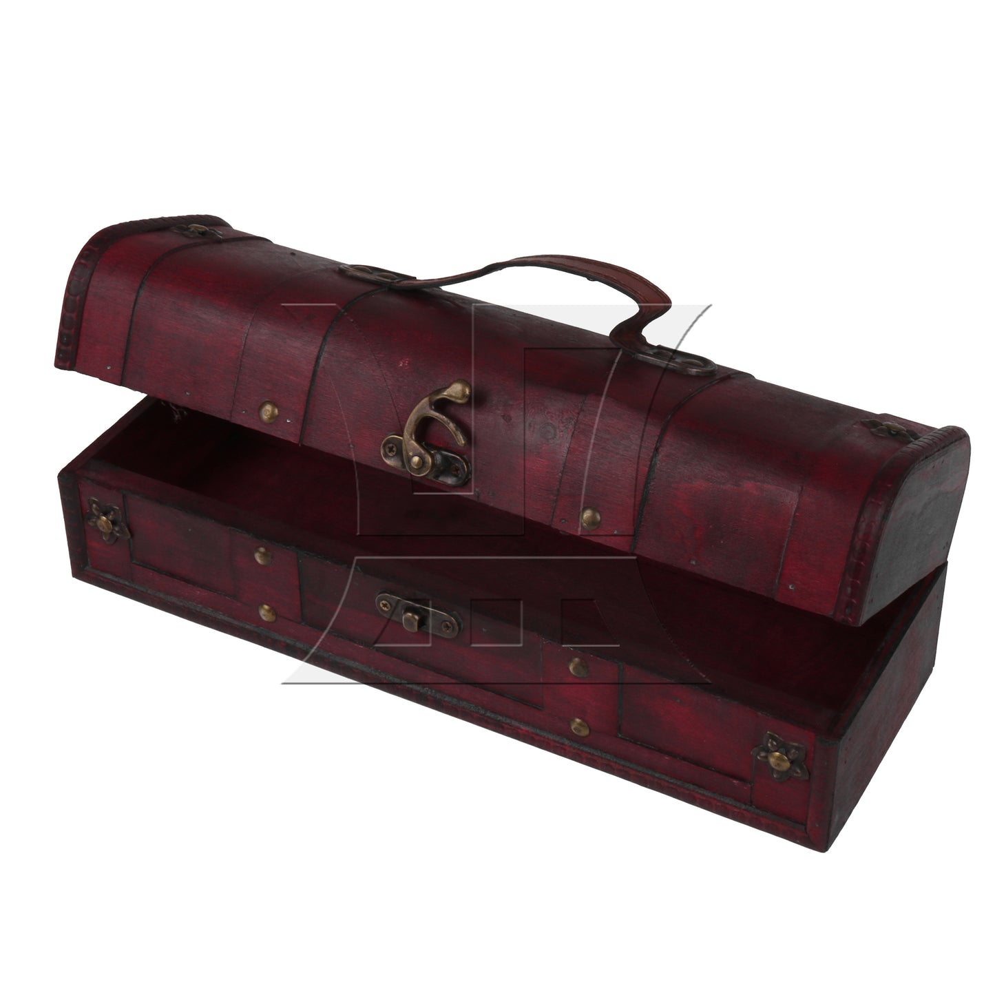 BQLZR Exquisite Retro Wooden Gift Box Vintage Wine Storage Box Case Holder