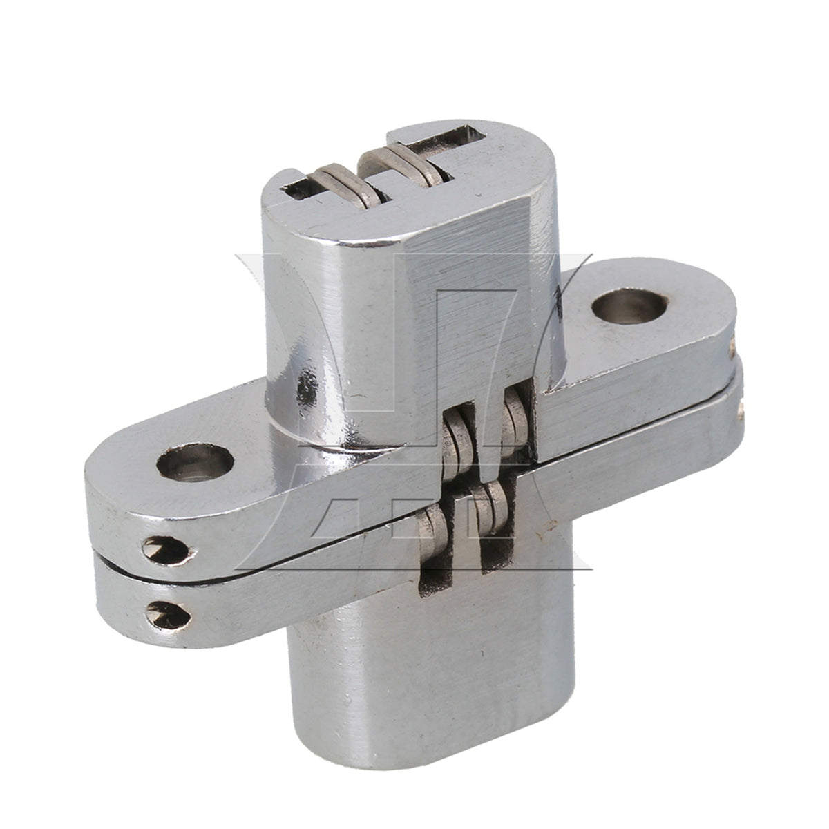 BQLZR 2pcs Hidden Stainless Steel Invisible Concealed Cross Hinge for Jewelry Box