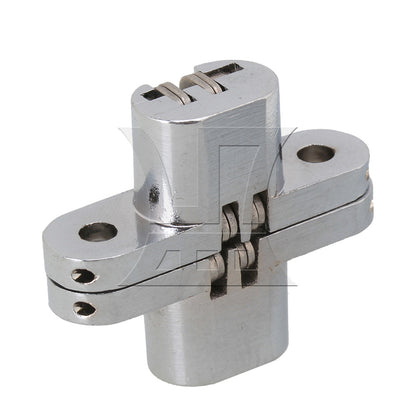 BQLZR 2pcs Hidden Stainless Steel Invisible Concealed Cross Hinge for Jewelry Box