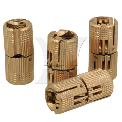 BQLZR  Copper Hidden Invisible Barrel Concealed 12mm Hinge for Cabinet Door